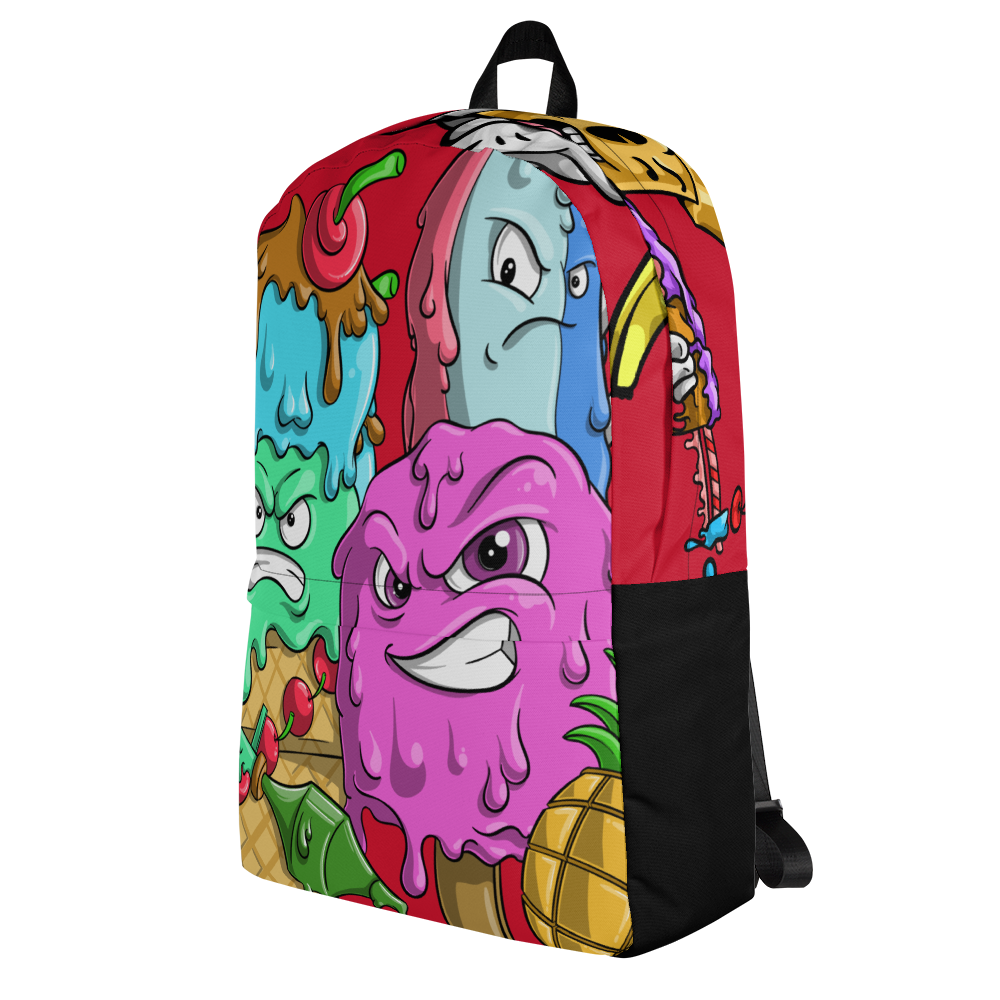Ice Cream Backpack Red